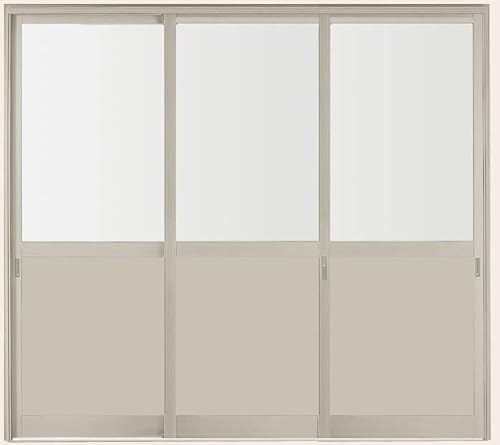 �X�܈��� ���t�^ 3������ ���V�t�� �����}�Ȃ� 25618-3 W�F2,600mm × H�F1,818mm �㕔�K���X�F3mm�����K���X / �����K���X�F���F�A���~�p�l�� ���i�F�F�V���C���O���[(K) LIXIL ���N�V�� TOSTEM �g�X�e�� ����