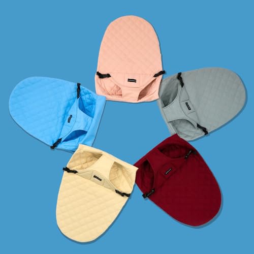 Miniatura 6 de Galpat Baby Funda Hamaca Alcochada Compatible Babybjorn Y Galpat Baby - Asiento Hamaca Plegable - Algodón Antialérgico 100 Natural - Color Azul Cielo
