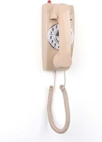 Miniatura 6 de Teléfono casero TRIMLINE vintage con cable, teléfono fijo de montaje en pared fácil, teléfono giratorio antiguo para personas mayores,