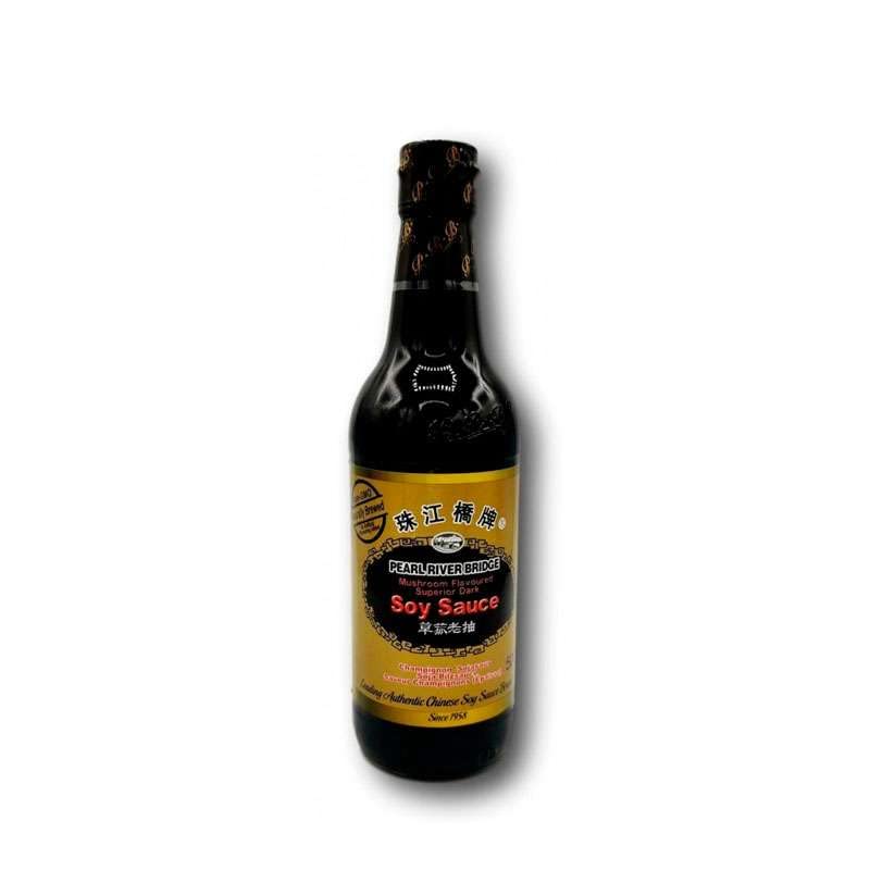 Salsa de soja oscura con aroma a setas 500ml