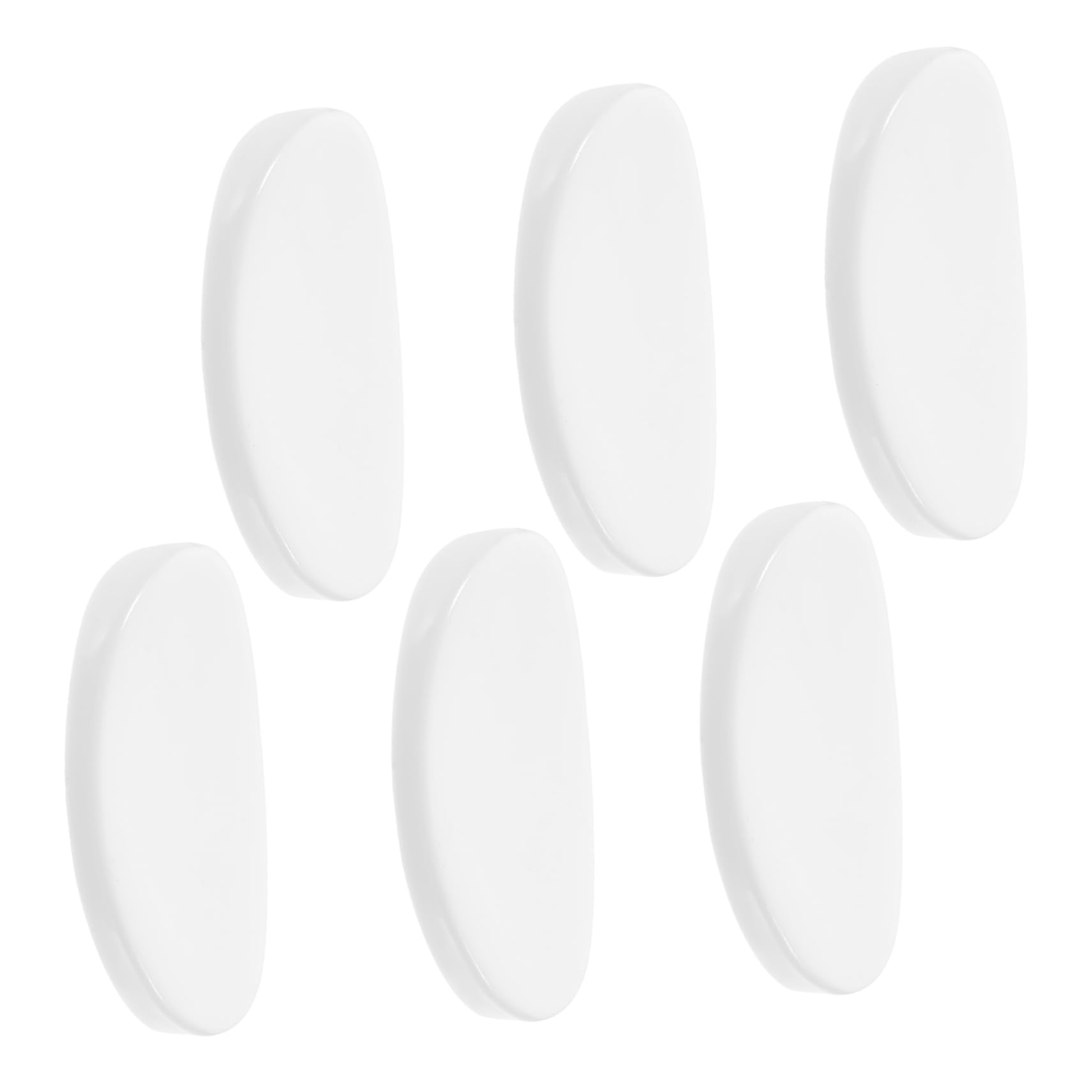 CONGARTENO 6pcs Fork Stand Rack Ceramics Japanese Chopsticks Rest Utensils Rest Fork Holder White