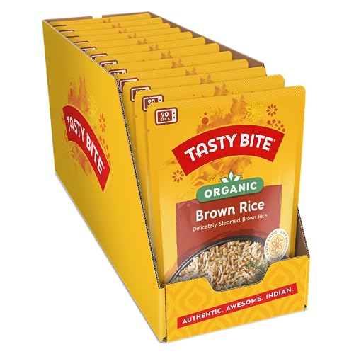 Image of Tasty Bite Organic Brown Rice, 8.8 Ounce (Pack of 12)