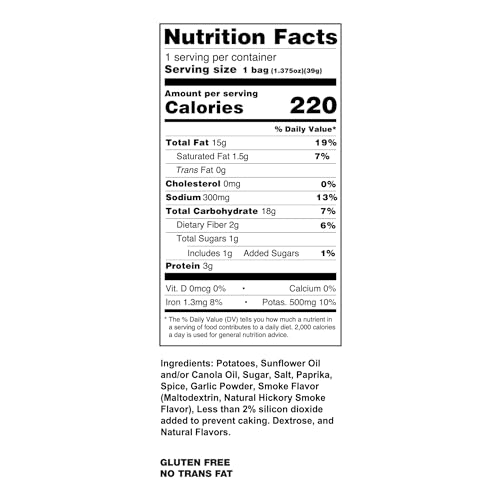 Great Lakes Potato Chip Co. Michigan Cherry BBQ Kettle Cooked Potato Chips, Individual Snack Size Case (Pack of 40, 1.375 Oz. Bags) - Thumbnail 3
