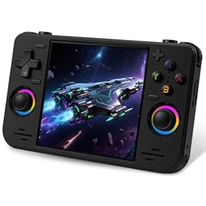 RF40H Handheld Game Console, 4.0″ Retro Gaming Console Preloaded 20,000+ Classic Games, Open Source Linux System, Support WiFi Online Play, Portable Pocket Hand Held Video Game (Black)
