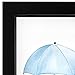 Americanflat 5x7 Rainy Day Shadow Box Frame with Polished Crystal-Clear Glass - Money Saver Shadow Box with Slot On Top for Wall Display - Black Frame Ideal for Vacation, Wedding, or Adult Piggy Bank