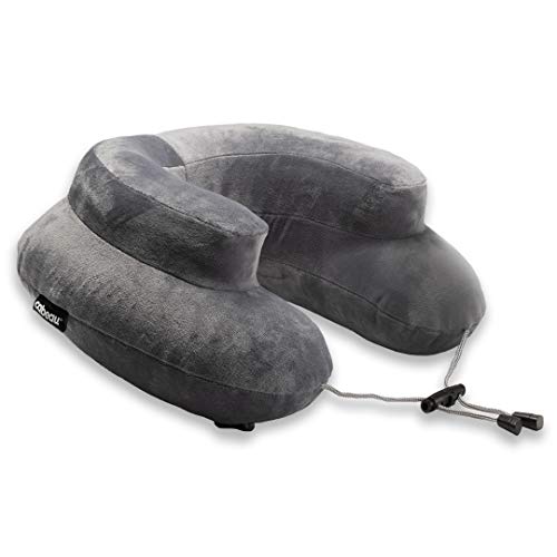 Cabeau Air Evolution Inflatable Travel Pillow with Case, Airplane Pillow for Easy Storage