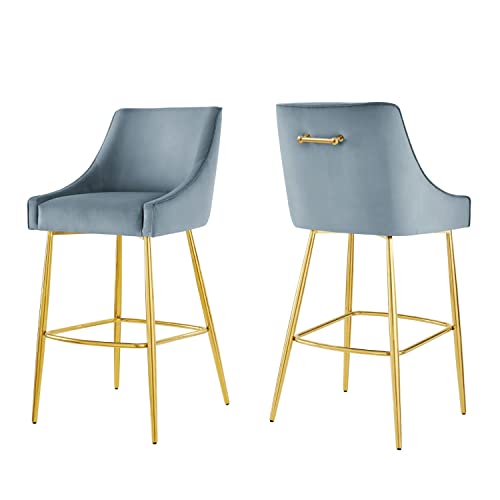 Modway Eei-6037-Lbu Discern Bar Stools - Set Of 2, Light Blue #TOP22