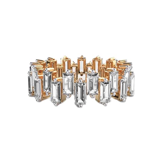 Bague en argent 925 et moissanite, le cadeau fait main idéal pour femme