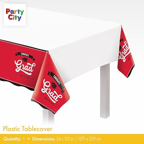 Party City Red Graduation Tableware Kit for 24 by Party City - Used condition - Image 5