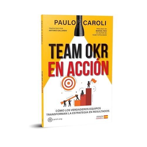 Team OKR en acción Audiolibro Por Paulo Caroli arte de portada