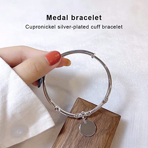 SUWIAKLALL Pulseira feminina de latão substituição ajustável elegante ornamento