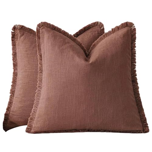 NQVGSDEPD Bohemian Feng Shui Cotton Tassel Pillow Cover