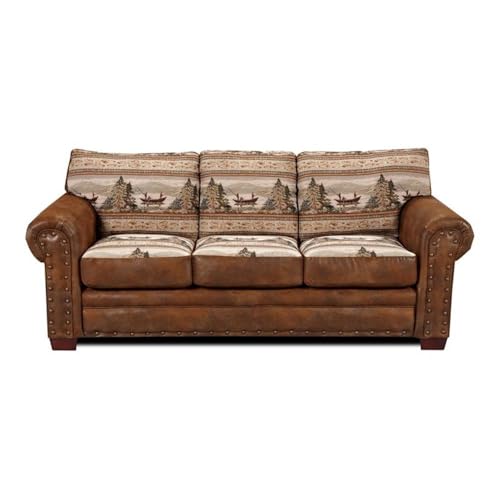American Furniture Classics Alpine Lodge Microfiber Sofa