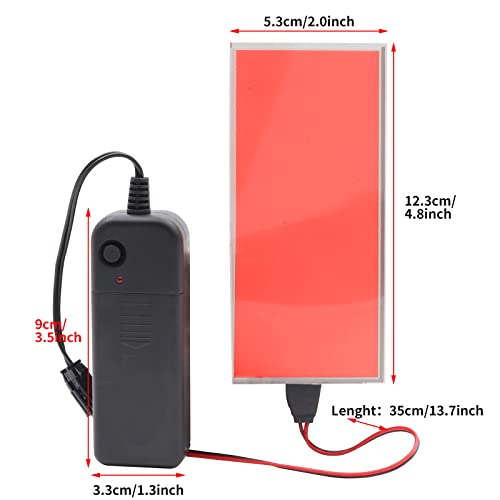 Rétro-éclairage EL rouge à découper pour lampe et cosplay