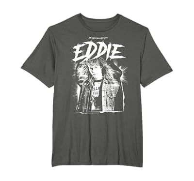 Cosas más extrañas en Memoria de Eddie Munson Hellfire Club Camiseta | Ya disponible en tu tienda friki favorita! En mundofriki.es!