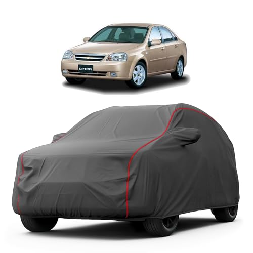 Image of Heavy-Duty Car Cover for Compatible with Chevrolet Optra (2003 to 2025 All Models) Deluxe Car Protection Cover - Waterproof & UV-Resistant All-Season Exterior Protection