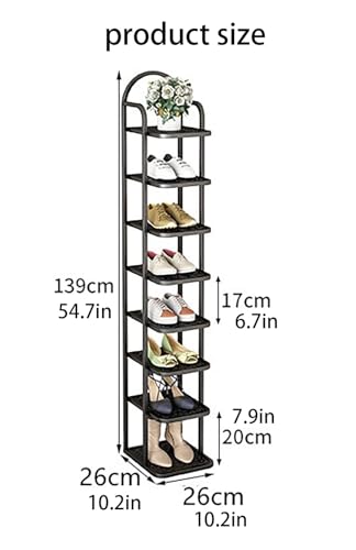 Étagère à chaussures verticale pour résoudre le manque de place - 2