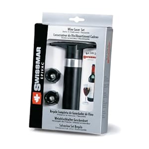 Swissmar POMPETTA SALVAVINO SOTTOVUOTO + DUE TAPPI