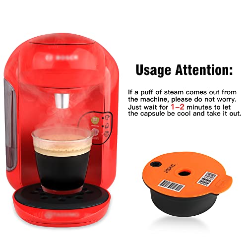 I Cafilas Wiederbefüllbare Kaffeekapsel für Tassimo Bosch - Wiederverwendbare Refill-Kapsel, Kaffeefilter + Tamper (200ml) – Ansicht 5