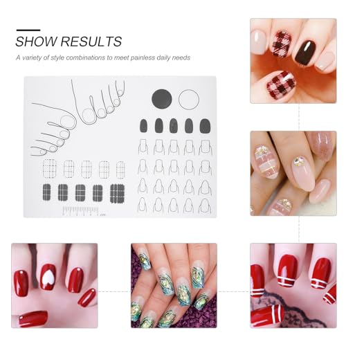 Acrylic Nail Training Mat Silicone Pad 28x21cm miniatura 3