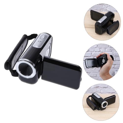 Caméra mini DV portable 16MP avec écran 2 pouces pour vlog noir - 7