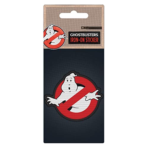 Ghostbusters Écusson thermocollant logo (55 mm x 65 mm) (rouge/blanc), rouge/blanc, Taille Unique Cover