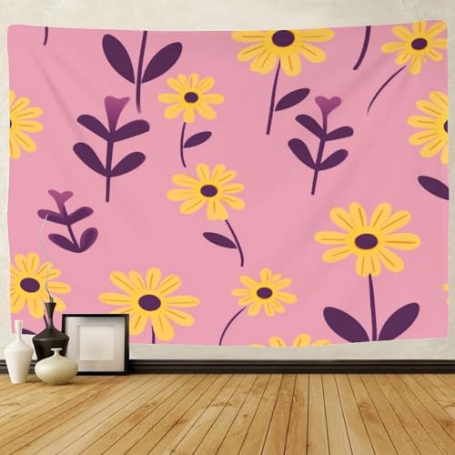 Tapisserie fleur 3D effet pour créer un havre de paix dans votre décoration de chambre - 2