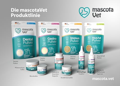 mascota Vet - Analdrüsensalbe – Natürliche Pflege für Hunde & Katzen, mit Insektenfett, Kokosnussöl & Calendulaöl, lindert Verstopfungen & Entzündungen, sanft & effektiv (Analdrüsen-Salbe)