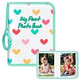 Picture of Baby Photo Book Holds 21 4x6 Photos, My First Photo Book for Baby or Toddlers, Baby Photo Album Soft Cloth Family Book, Cute Book Gift for Babies Shower Newborns Family Photos ("love" Green)