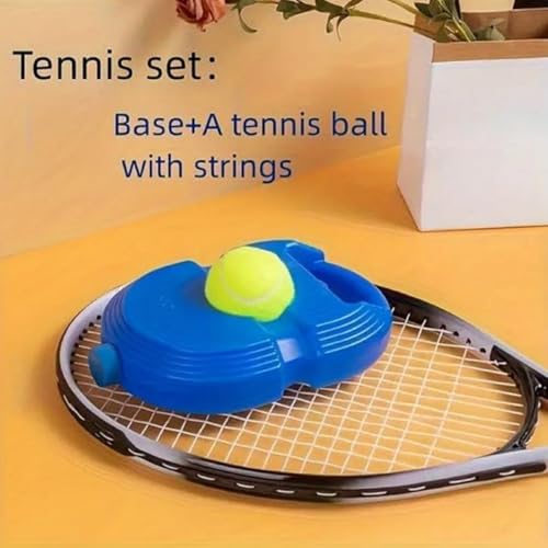 Nylon, Rubber Tennis & Cricket Rebound Ball with String | Solo Training Equipment for Self-Practice | Cricket Ball for Bat Practice (Set of 01), Yellow 6 41fdNYm0L7L