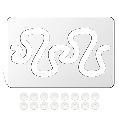 Kapyoo Free Motion Quilting Rulers And Templates Quilting Templates For Machine Quilting Templates Quilting Supplies Sewing Accessories With Non-Slip Grips(Meandering) #TOP1