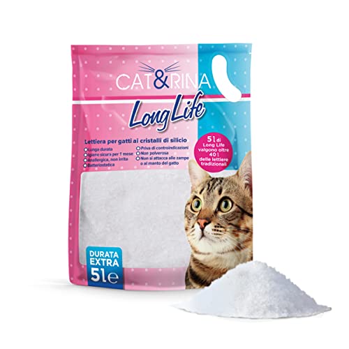 Arena Silice Gatos 5L Marca CAT&RINA