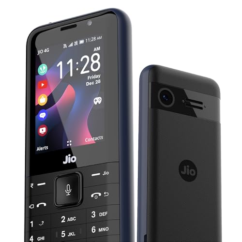 Image of (Refurbished) JIO JioPhone Prima 2 | 4G Premium Curved Design Keypad Phone Made with Qualcomm Technologies, Direct Video Calling, YouTube, Facebook, Google Assistant, JioPay(UPI), JioChat | Locked Network