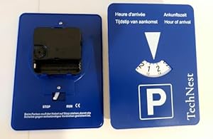 TechNest Automatische Elektronische Parkscheibe Blau