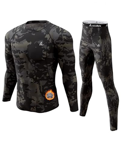Image of Mens Thermal Underwear Long Johns Set Cold Weather Hunting Base Layer
