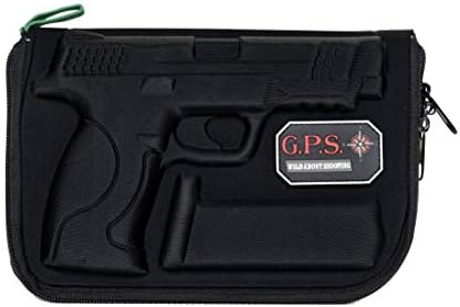 GPS Custom Molded Pistol Case with Double-Locking Zippers - Rugged Lightweight Portable Shooting Accessory image 4
