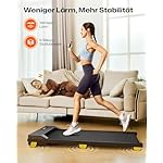 Walking Pad mit Sechs-Punkt-Stoßdämpfung, leises Laufband Schreibtisch, ‎2,5 Pferdestärken Laufband für Zuhause/Büro – Bild 2