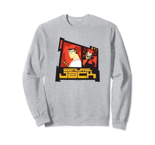 Image of Samurai Jack Jack and Aku Portrait Sweatshirt