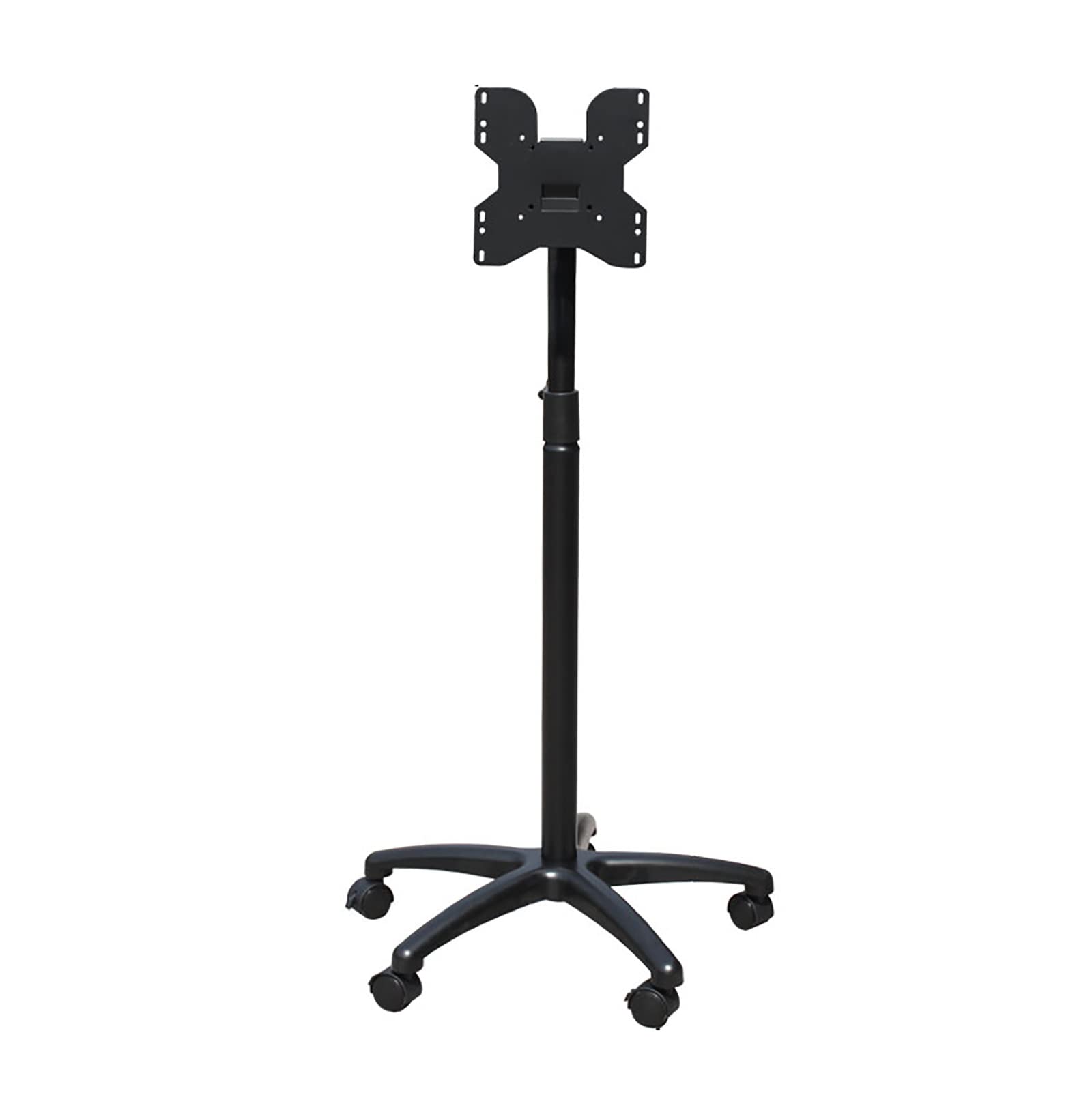 OLSKFUH Universal Tv Stand Mobile Tv Cart With Wheels, Rolling Tv Stand With Tilt Mount/Locking Wheels For 14-37 Inch Flat Screen/Curved Tvs Up To 20Kg/44Lbs, Height Adjustable,