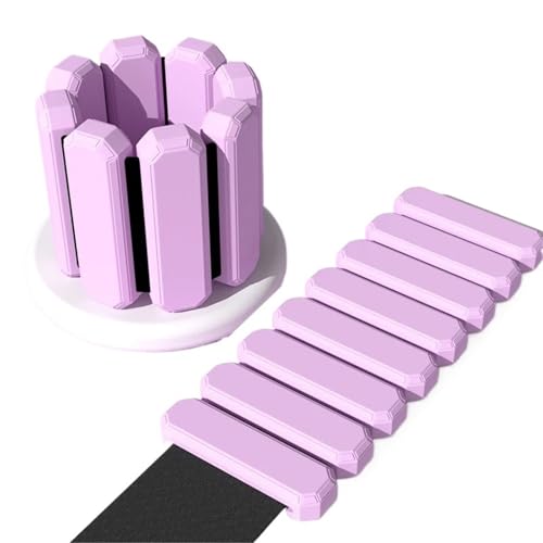 Pesas Para Tobillos Pulsera de silicona con pesas ajustables for tobillos y muñecas, ideal for fitness, correr y entrenar en el gimnasio.(1 pair-2pc-450g-pink)