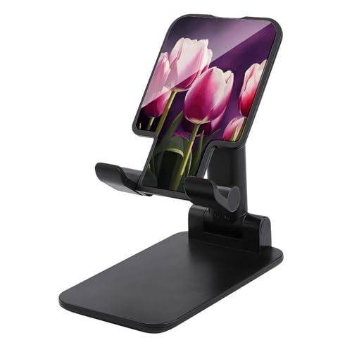Support de téléphone bureau tulipes pour éviter les douleurs de cou sur smartphone