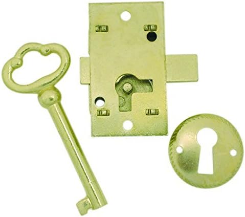 Grandfather Clock Door Lock & Key Set NEW Brass Ridgeway Howard Miller Sligh