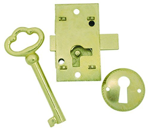 ridgeway clock parts - Grandfather Clock Door Lock & Key Set NEW Brass Ridgeway Howard Miller Sligh
