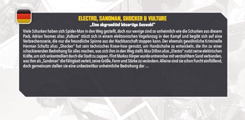 Marvel: Crisis Protocol Electro & Sandman & Shocker & Vulture CHARACTER PACK miniatura 5