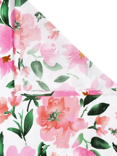 Image of Home Sizzler 210TC Pink Roses Single Bedsheet with 1 Pillow Cover