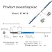 FT4Y10 Fiber Optic Sensor,Through-Beam Reflection Fiber Optic,1000mm Line Length,M3 Sensor Probe Through-Beam Reflection Optical,Detection Distance 0-600MM