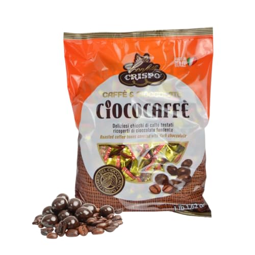 GR 500 CIOCO CAFFè DELIZIOSI CIOCCOLATINI CHICCHI DI CAFFè TOSTATI