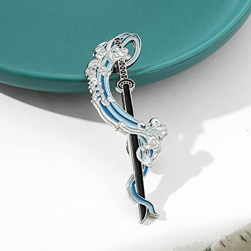 Anime Demon Brooch Slayer Pin - Tanjiro Nezuko Shinobu Figure Characters Metal Sword Enamel Pins Badges Collection Cosplay Jewelry Gifts For Fans (Brooch 6) #TOP4