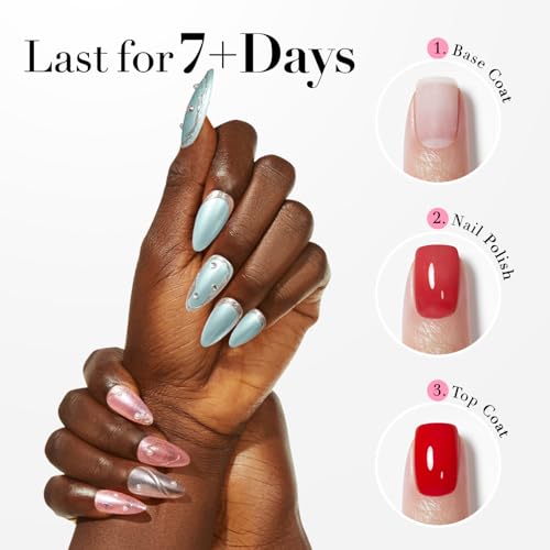 Image of AZUREBEAUTY Shimmery Rose Pink Nail Polish