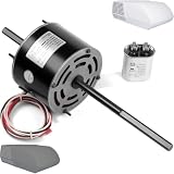 HHQ RV Air Conditioner Motor with Capacitor, Direct...